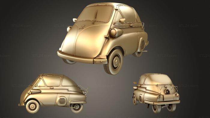 Vehicles (BMW Isetta 250 1955, CARS_0785) 3D models for cnc